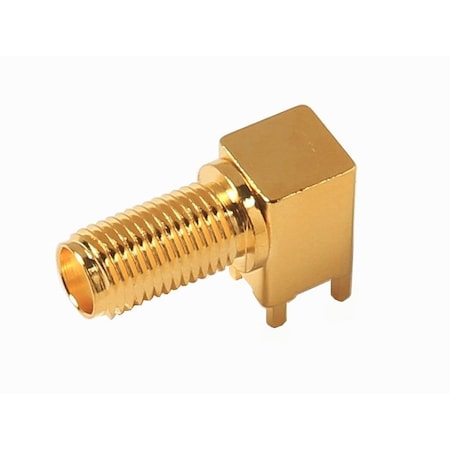 Molex 50 Ohms, Sma Jack, Right-Angle Pcb, Flash Gold, 50 Pieces Per Tray 732512209